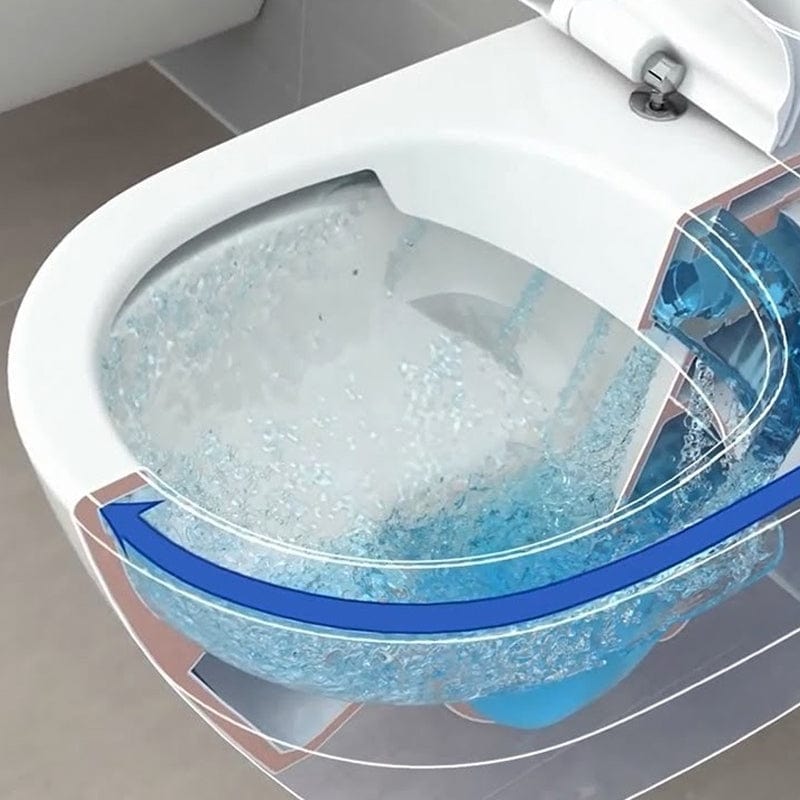 Set vas WC suspendat Villeroy & Boch, Soul, direct flush, cu capac soft close si quick release, alb