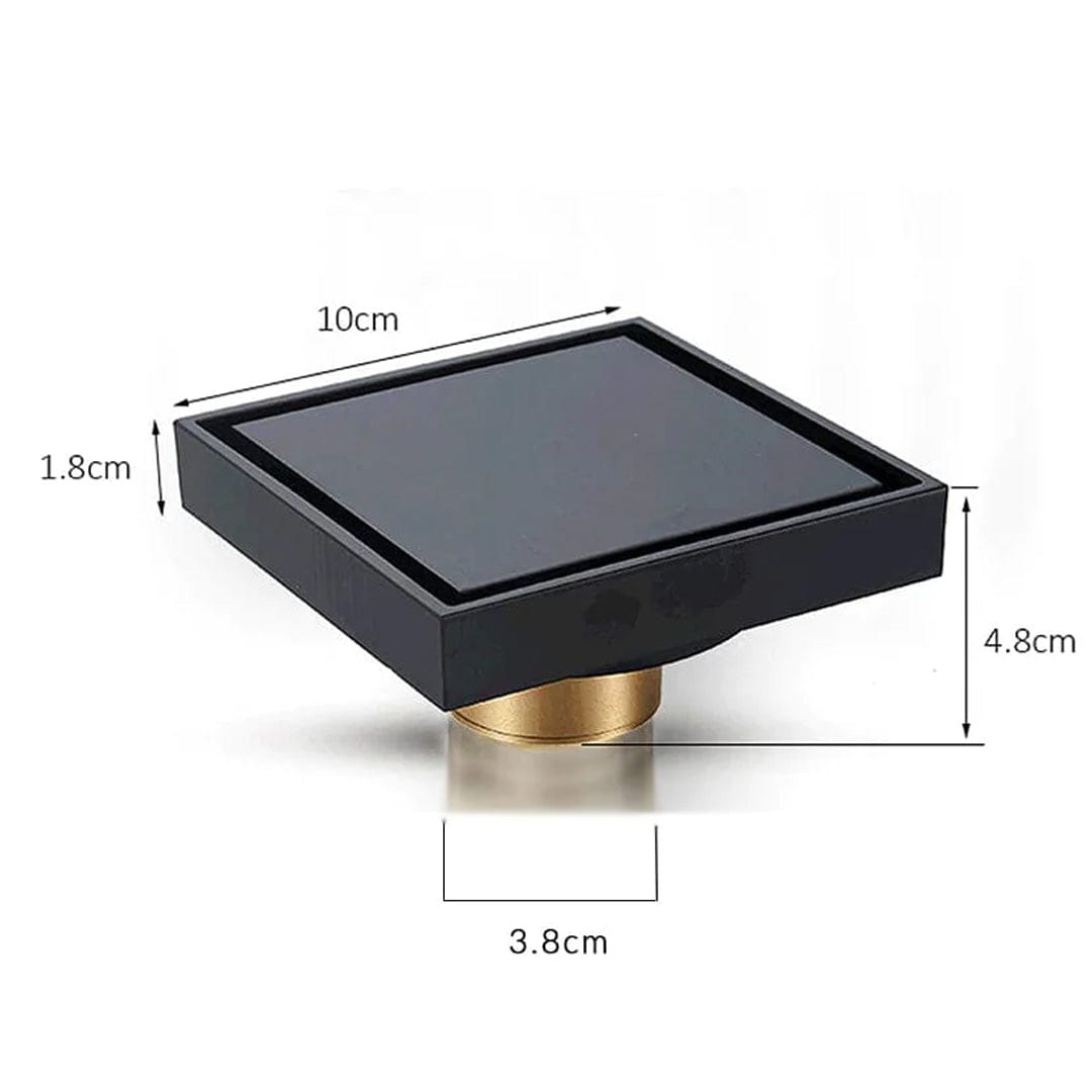 Sifon de pardoseala antimiros, cu iesire verticala, diametru ramă 100 mm, diametru scurgere 38 mm, doua fețe, argintiu nichelat sau suport fixare placa gresie, cod 1503