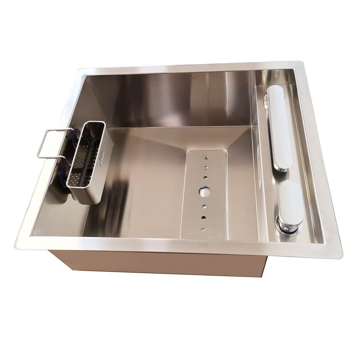 Suport inox pentru burete si accesorii curatare chiuveta, cod: 6035