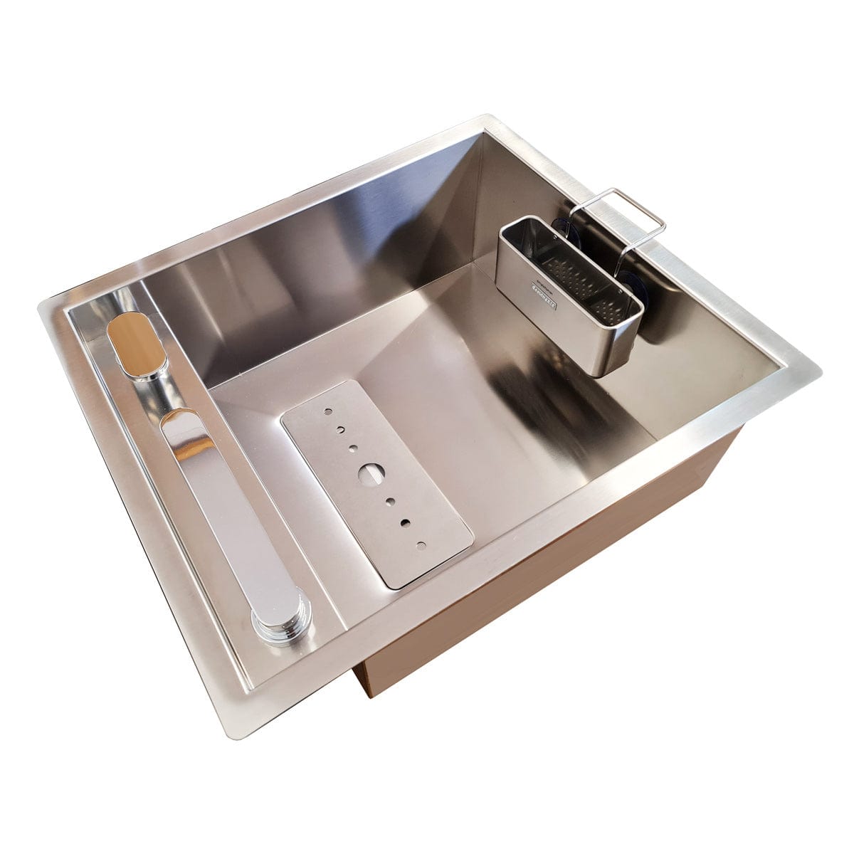 Suport inox pentru burete si accesorii curatare chiuveta, cod: 6035