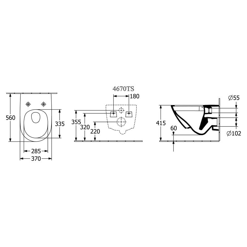 Vas WC suspendat, Villeroy & Boch, Subway 3.0, cu Twist Flush si capac cu soft close si quick release, alb